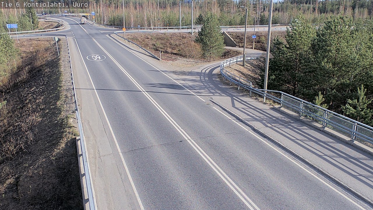 Kelikamerat Kuva Tie 6 Kontiolahti, Uuro, Kontiolahti, Pohjois-Karjala