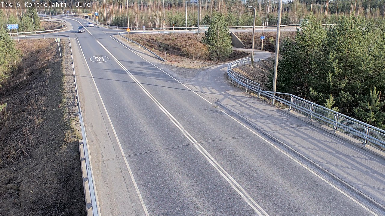 Kelikamerat Kuva Tie 6 Kontiolahti, Uuro, Kontiolahti, Pohjois-Karjala
