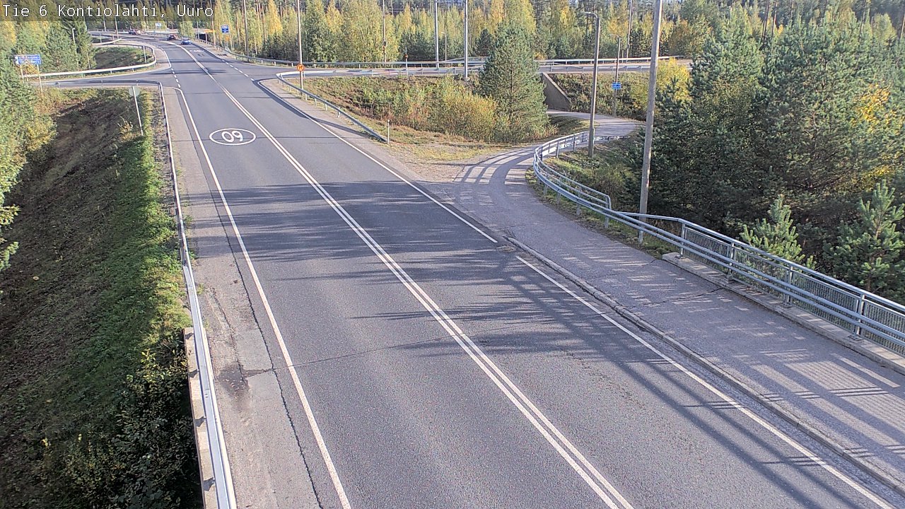 Kelikamerat Kuva Tie 6 Kontiolahti, Uuro, Kontiolahti, Pohjois-Karjala