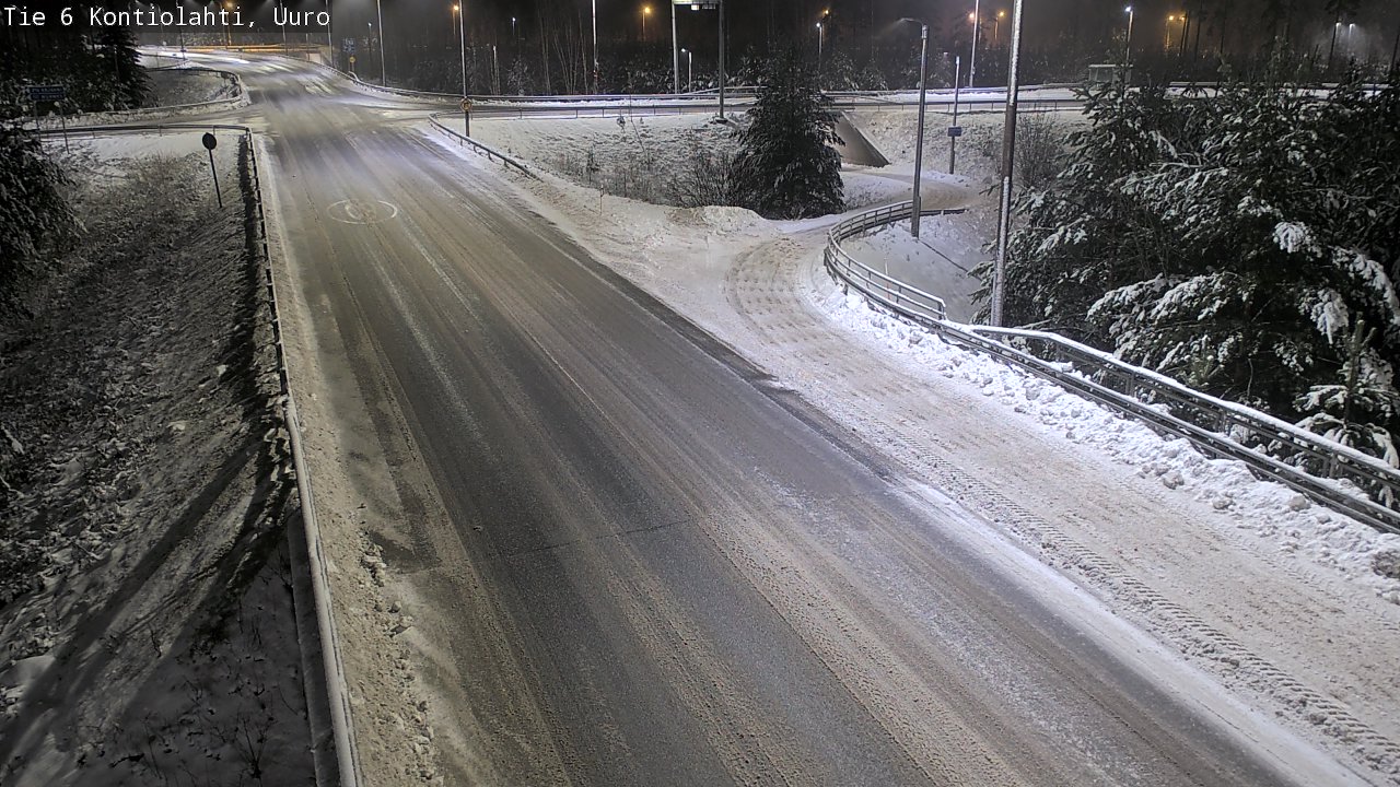 Weather Camera Image Väg 6 Kontiolax, Uuro, Kontiolahti, Pohjois-Karjala