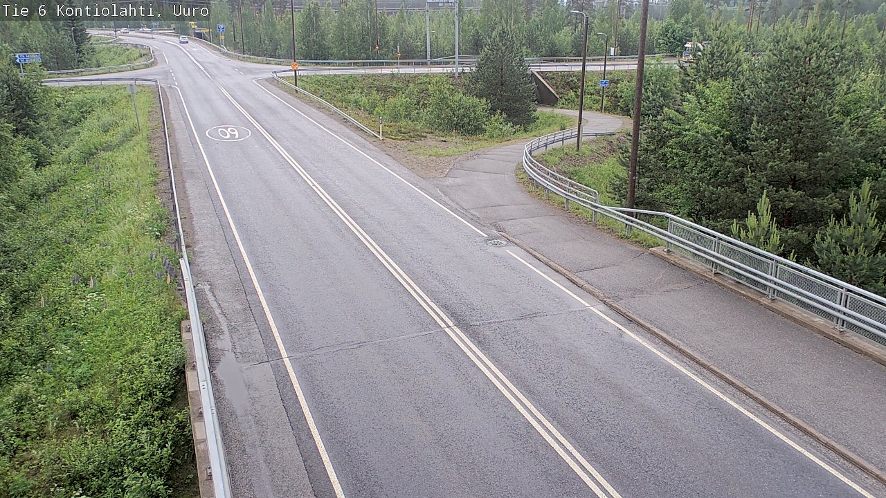 Weather Camera Image Väg 6 Kontiolax, Uuro, Kontiolahti, Pohjois-Karjala