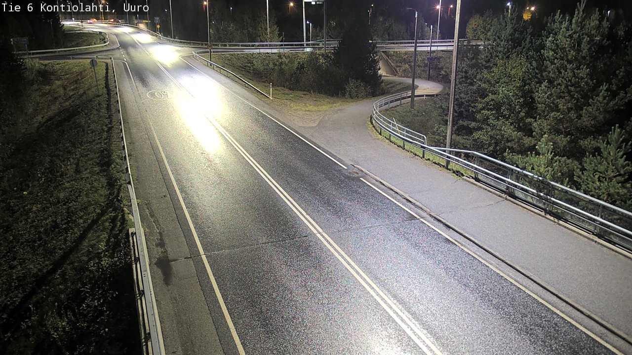 Weather Camera Image Road 6 Kontiolahti, Uuro, Kontiolahti, Pohjois-Karjala