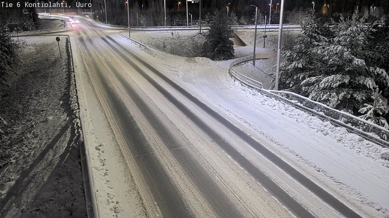 Weather Camera Image Väg 6 Kontiolax, Uuro, Kontiolahti, Pohjois-Karjala
