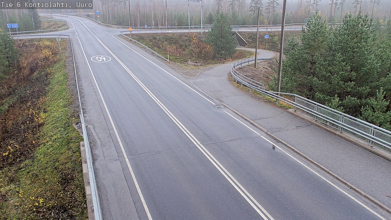 Kelikamerat Kuva Tie 6 Kontiolahti, Uuro, Kontiolahti, Pohjois-Karjala