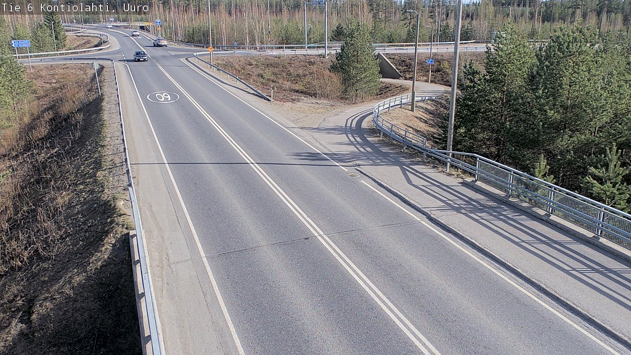 Kelikamerat Kuva Tie 6 Kontiolahti, Uuro, Kontiolahti, Pohjois-Karjala