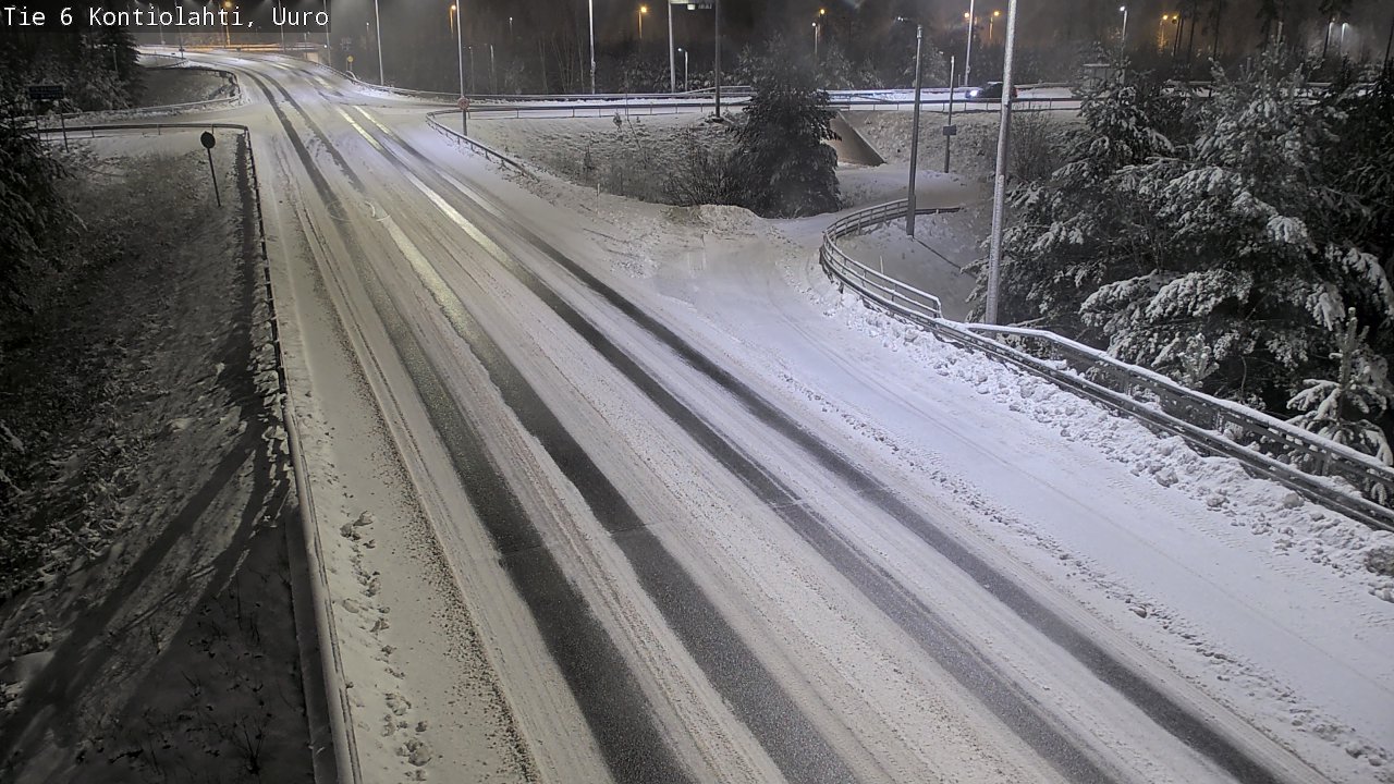 Weather Camera Image Väg 6 Kontiolax, Uuro, Kontiolahti, Pohjois-Karjala