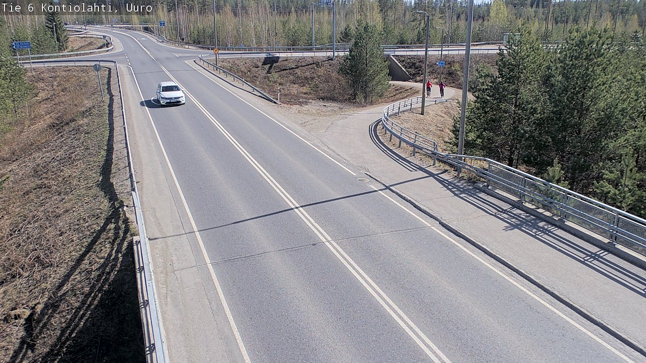Weather Camera Image Väg 6 Kontiolax, Uuro, Kontiolahti, Pohjois-Karjala