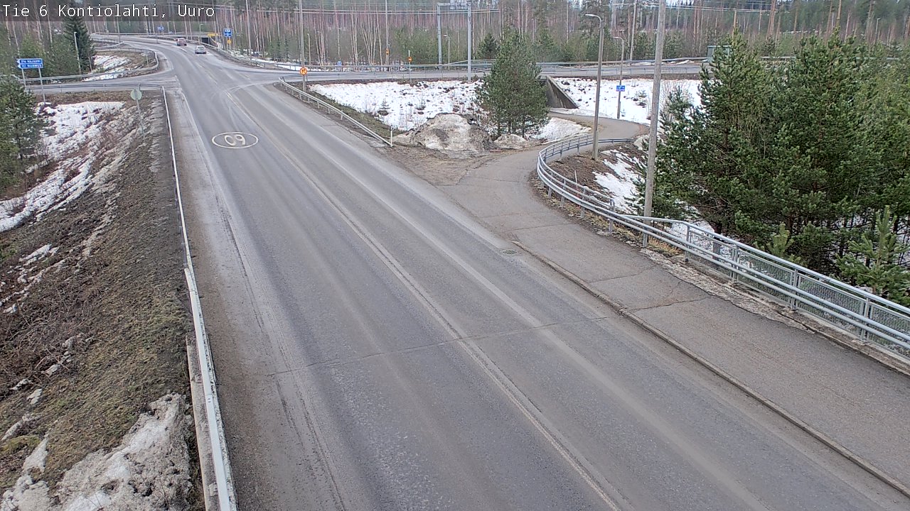 Weather Camera Image Väg 6 Kontiolax, Uuro, Kontiolahti, Pohjois-Karjala