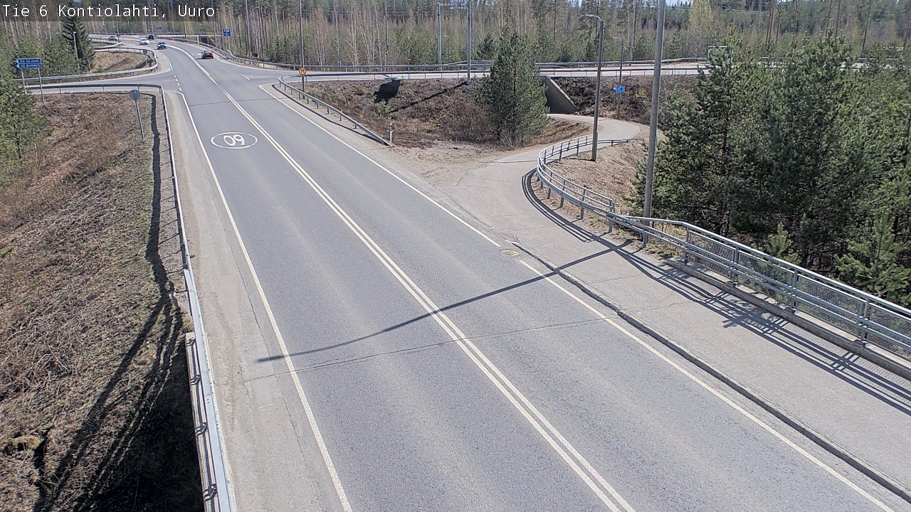 Kelikamerat Kuva Tie 6 Kontiolahti, Uuro, Kontiolahti, Pohjois-Karjala