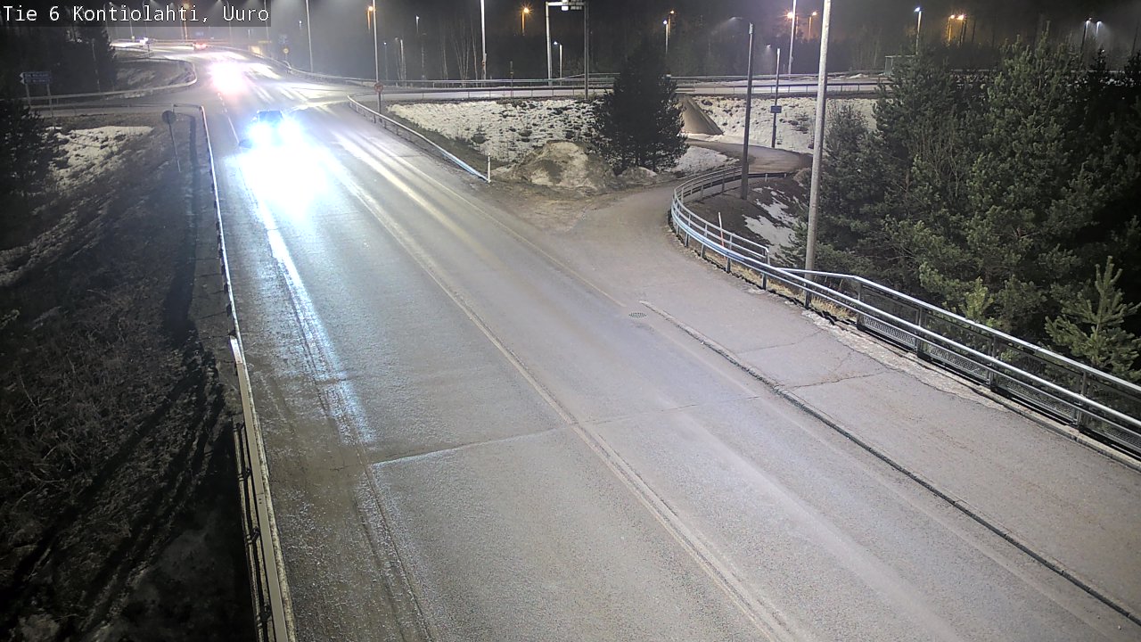 Weather Camera Image Väg 6 Kontiolax, Uuro, Kontiolahti, Pohjois-Karjala