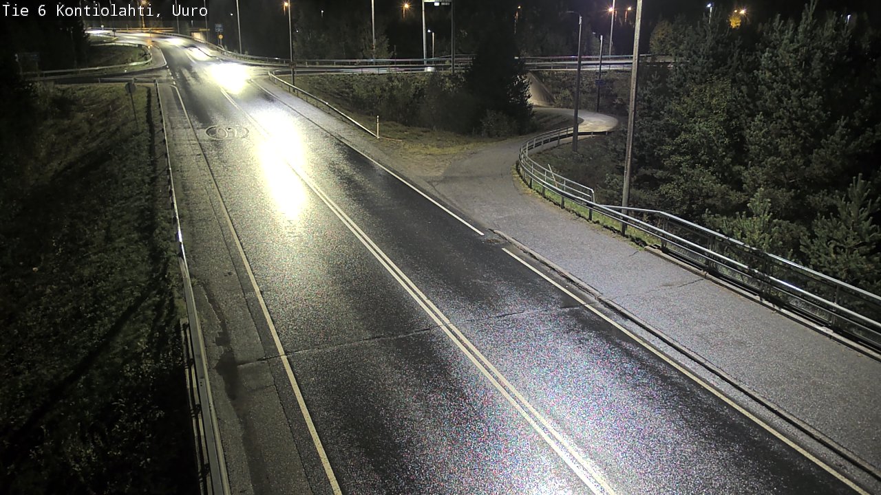 Weather Camera Image Road 6 Kontiolahti, Uuro, Kontiolahti, Pohjois-Karjala