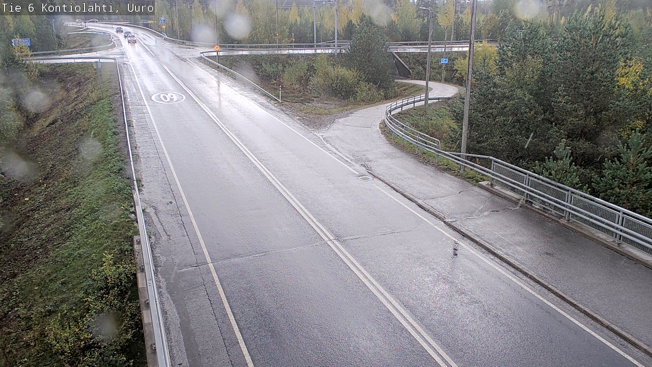 Weather Camera Image Road 6 Kontiolahti, Uuro, Kontiolahti, Pohjois-Karjala