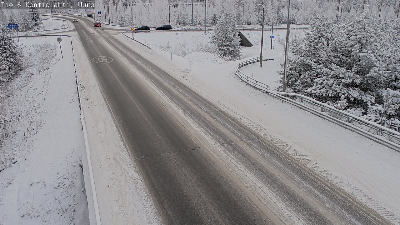 Weather Camera Image Väg 6 Kontiolax, Uuro, Kontiolahti, Pohjois-Karjala