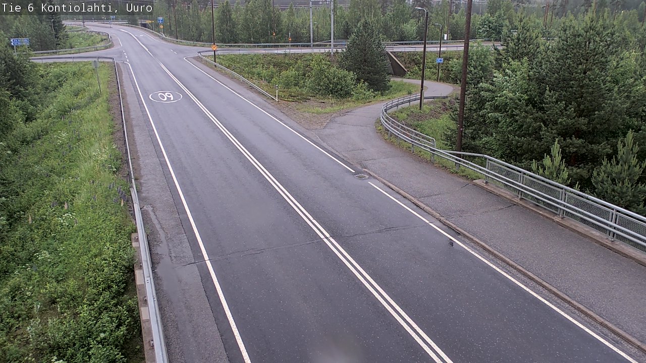 Kelikamerat Kuva Tie 6 Kontiolahti, Uuro, Kontiolahti, Pohjois-Karjala