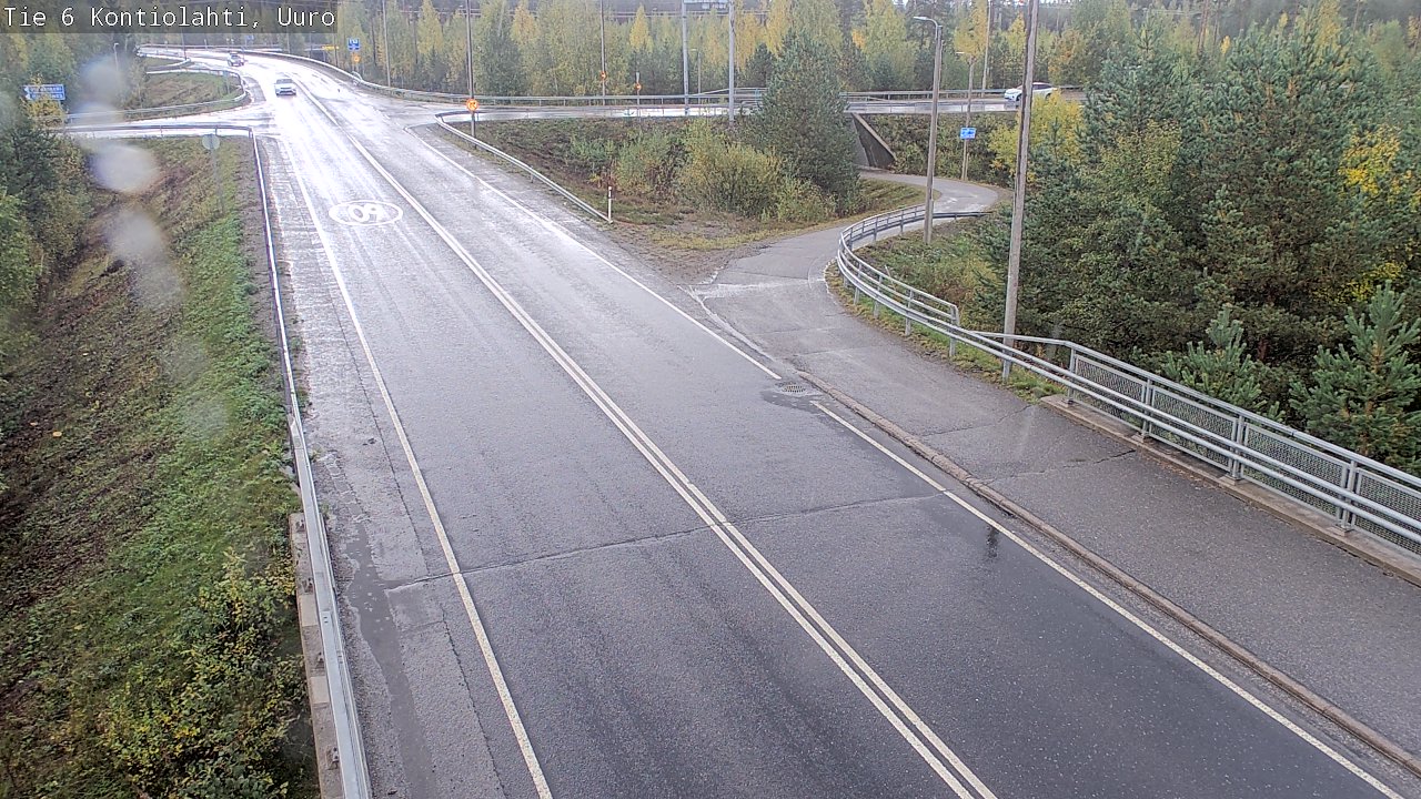 Weather Camera Image Road 6 Kontiolahti, Uuro, Kontiolahti, Pohjois-Karjala