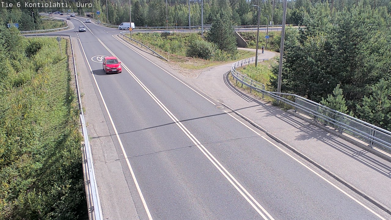 Kelikamerat Kuva Tie 6 Kontiolahti, Uuro, Kontiolahti, Pohjois-Karjala