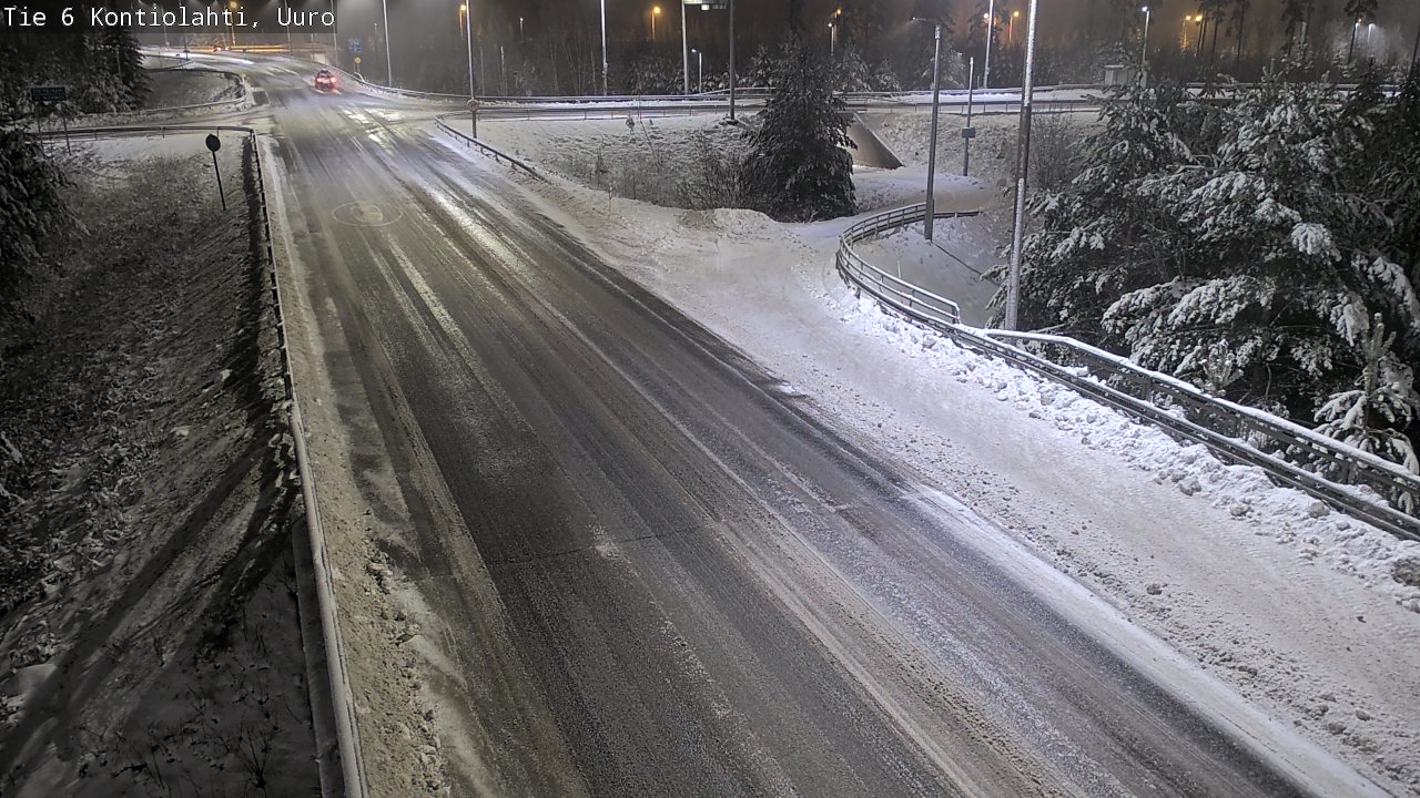 Weather Camera Image Väg 6 Kontiolax, Uuro, Kontiolahti, Pohjois-Karjala