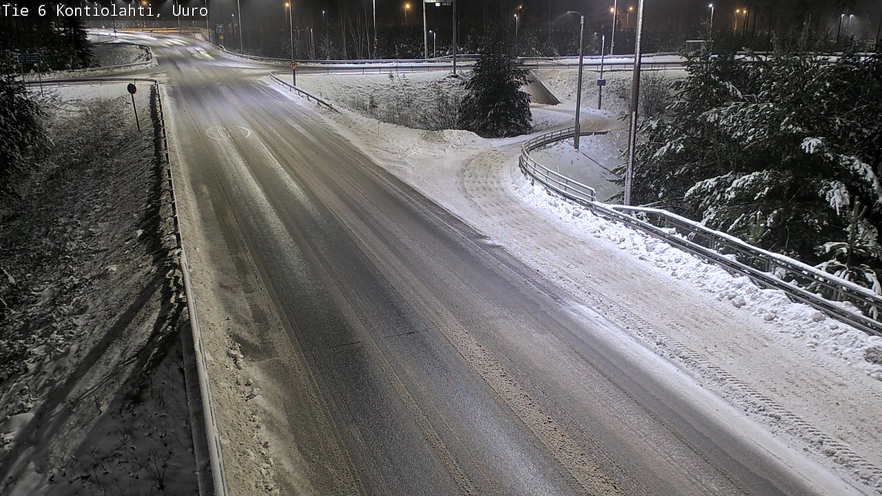 Weather Camera Image Väg 6 Kontiolax, Uuro, Kontiolahti, Pohjois-Karjala