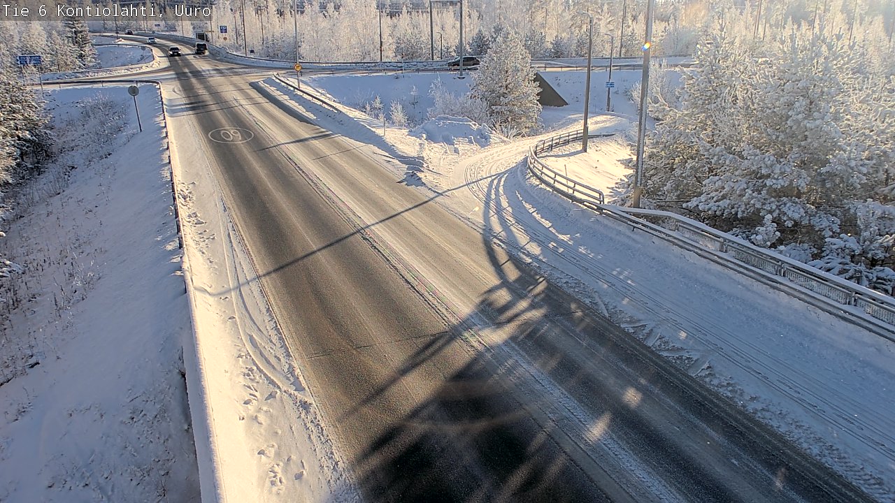 Weather Camera Image Road 6 Kontiolahti, Uuro, Kontiolahti, Pohjois-Karjala
