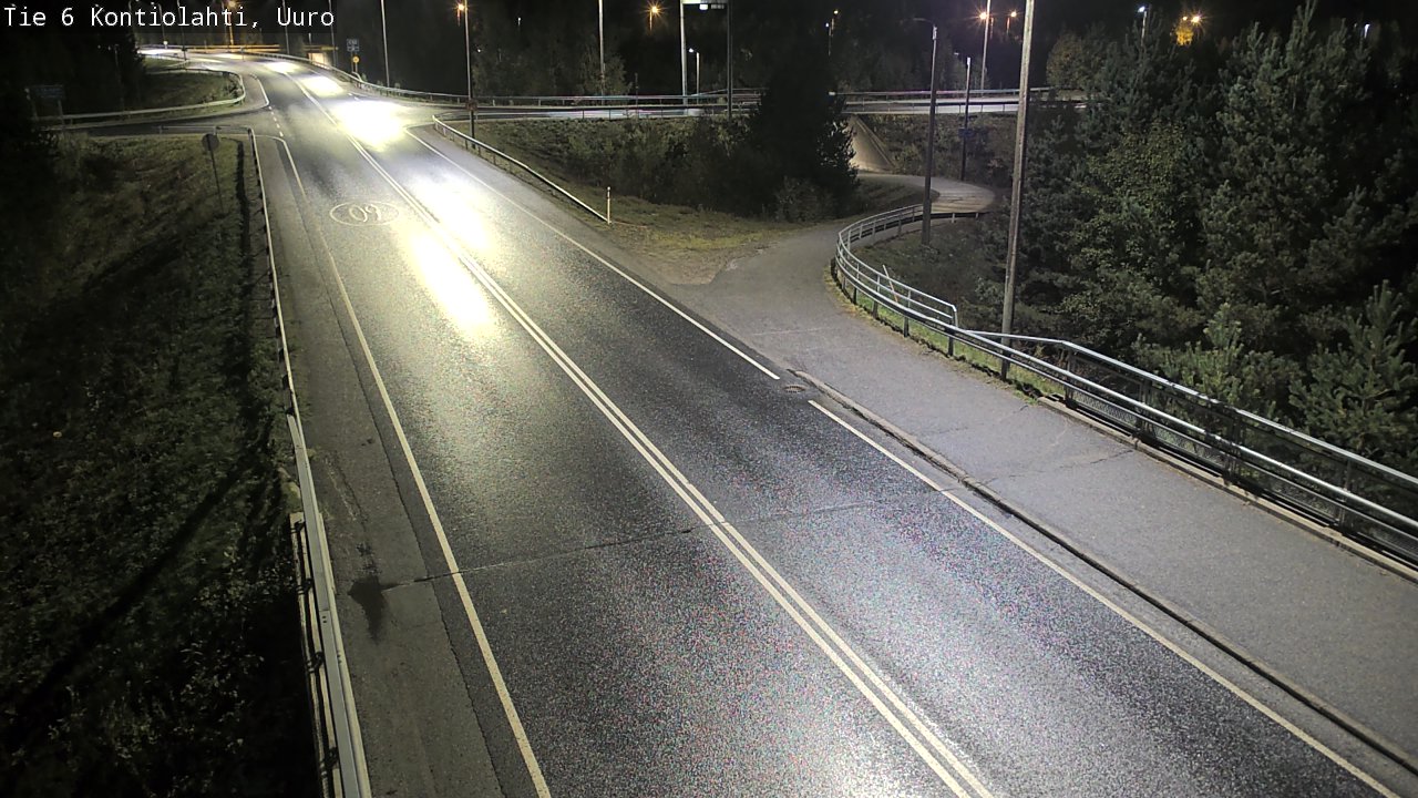 Weather Camera Image Road 6 Kontiolahti, Uuro, Kontiolahti, Pohjois-Karjala