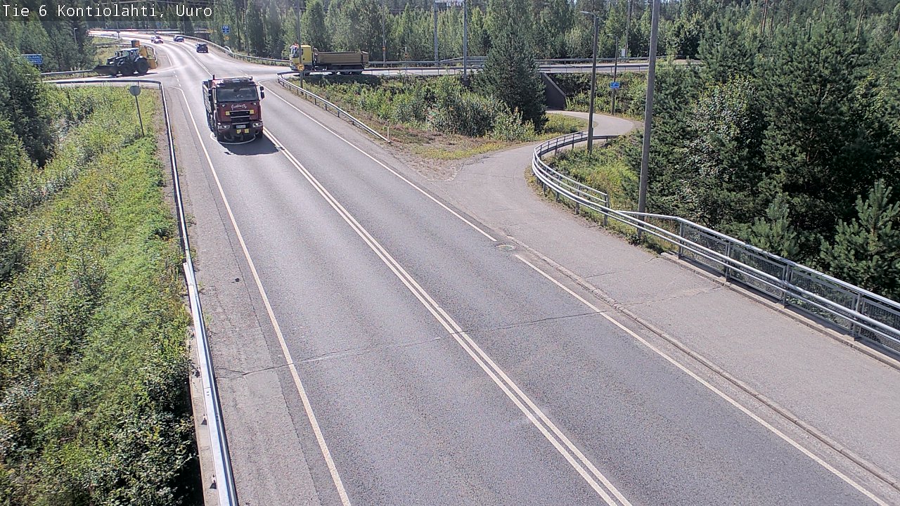 Kelikamerat Kuva Tie 6 Kontiolahti, Uuro, Kontiolahti, Pohjois-Karjala