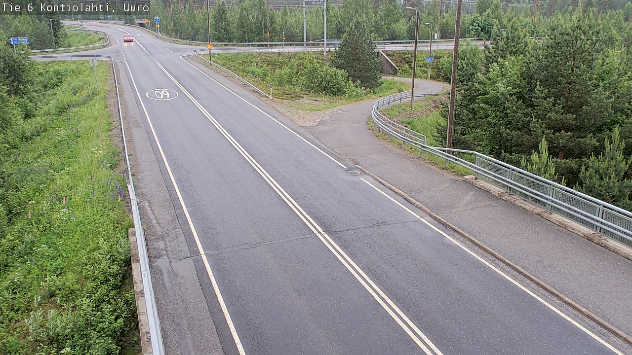 Kelikamerat Kuva Tie 6 Kontiolahti, Uuro, Kontiolahti, Pohjois-Karjala