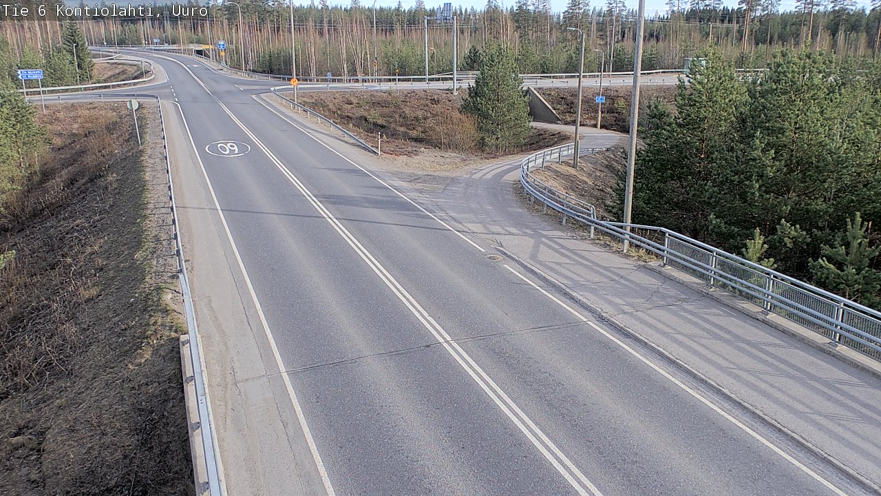 Kelikamerat Kuva Tie 6 Kontiolahti, Uuro, Kontiolahti, Pohjois-Karjala