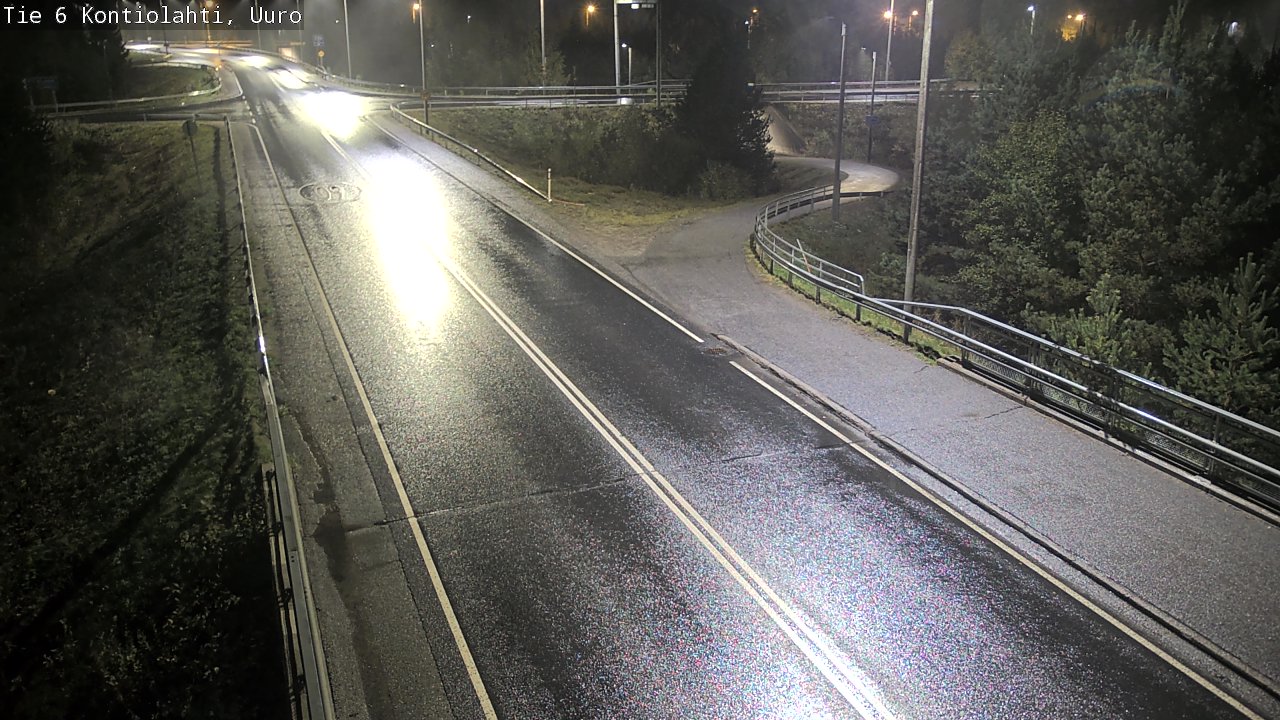 Weather Camera Image Road 6 Kontiolahti, Uuro, Kontiolahti, Pohjois-Karjala