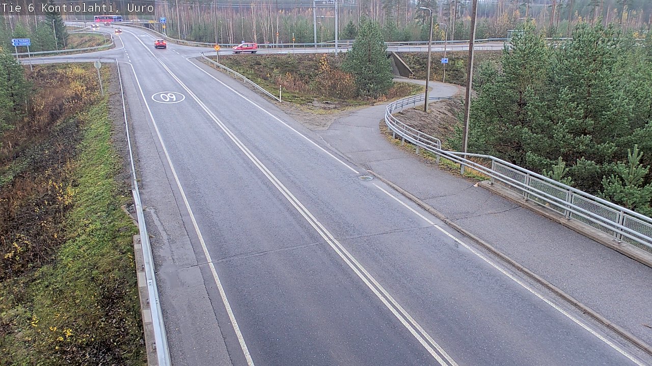 Kelikamerat Kuva Tie 6 Kontiolahti, Uuro, Kontiolahti, Pohjois-Karjala