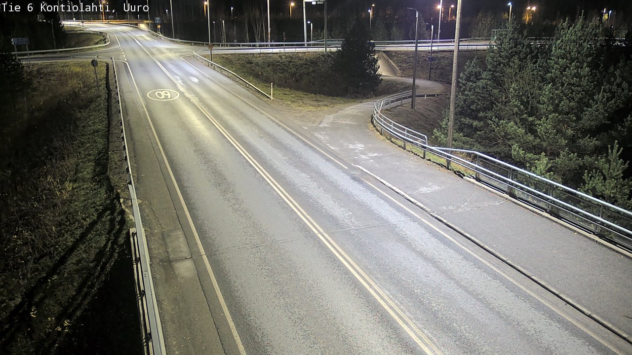 Weather Camera Image Väg 6 Kontiolax, Uuro, Kontiolahti, Pohjois-Karjala