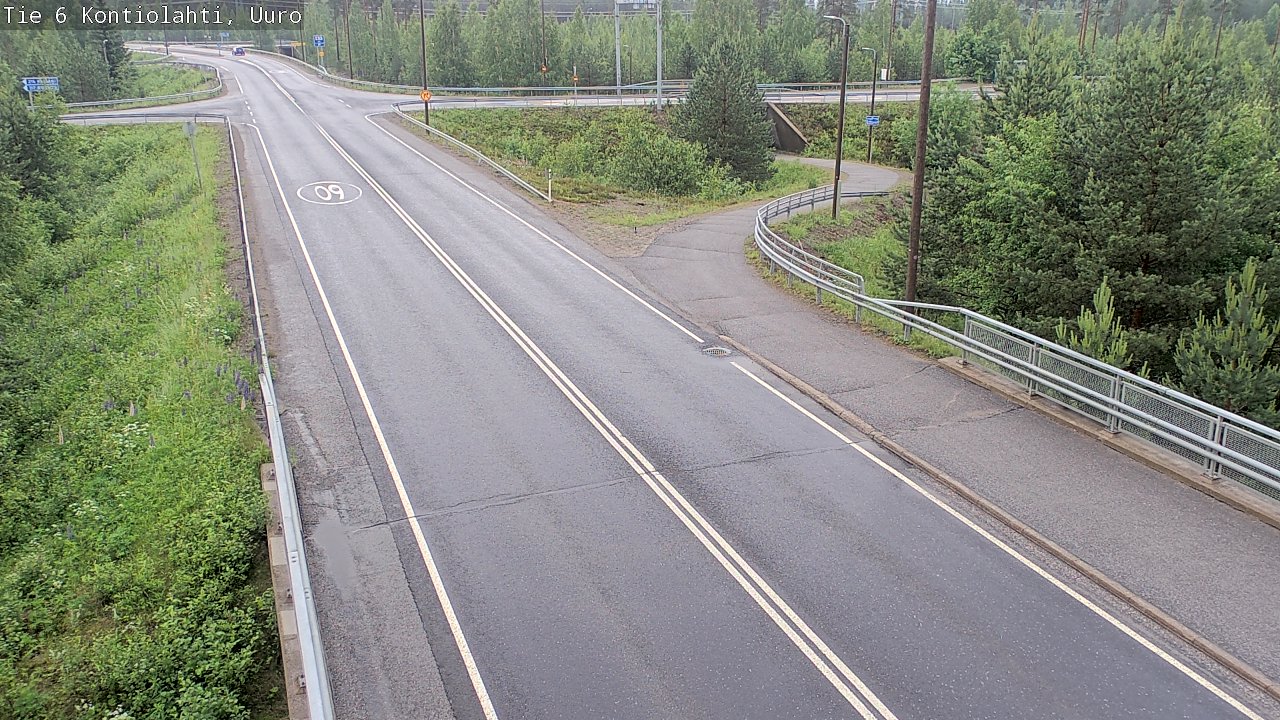 Kelikamerat Kuva Tie 6 Kontiolahti, Uuro, Kontiolahti, Pohjois-Karjala