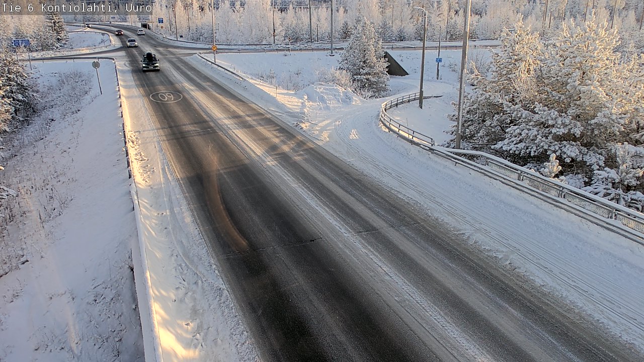 Weather Camera Image Road 6 Kontiolahti, Uuro, Kontiolahti, Pohjois-Karjala