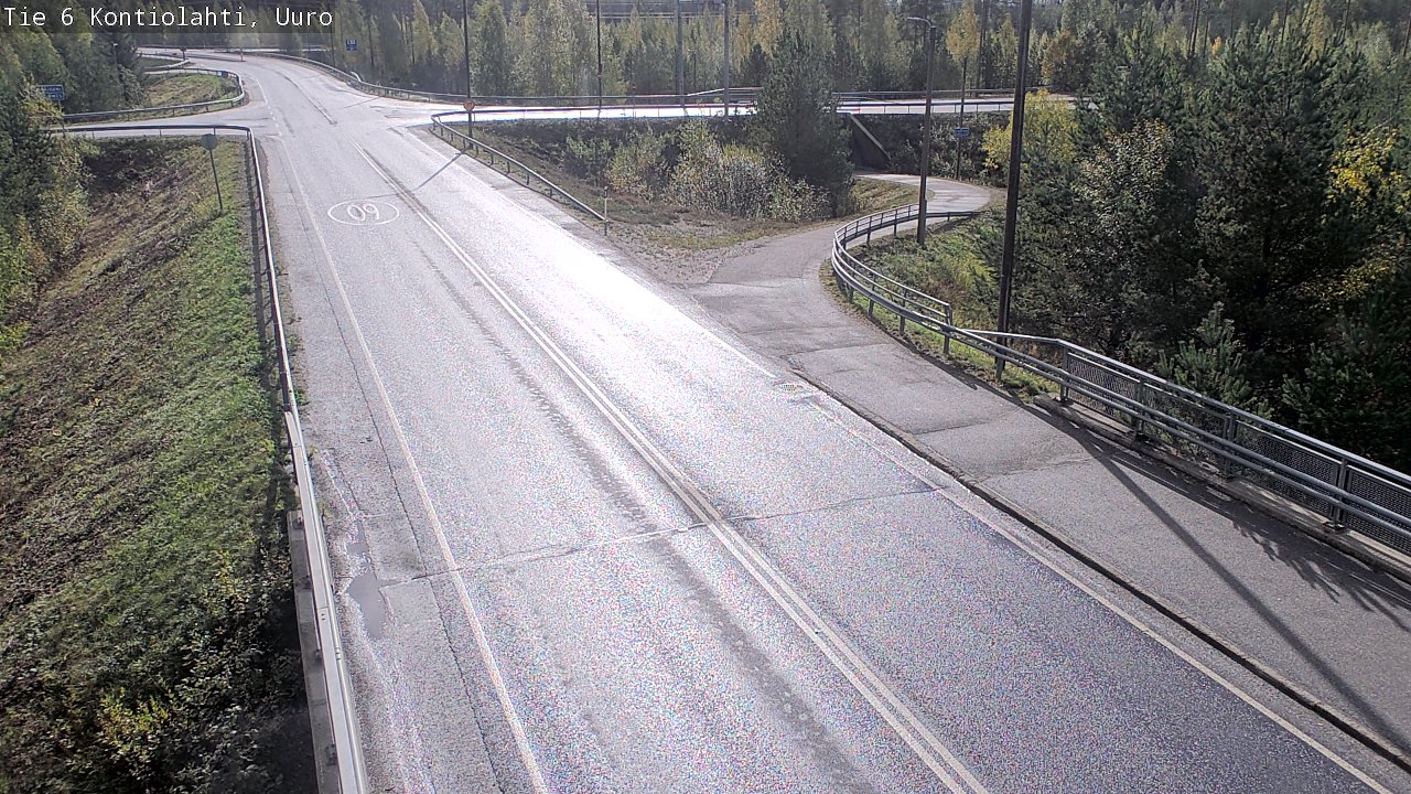 Weather Camera Image Väg 6 Kontiolax, Uuro, Kontiolahti, Pohjois-Karjala