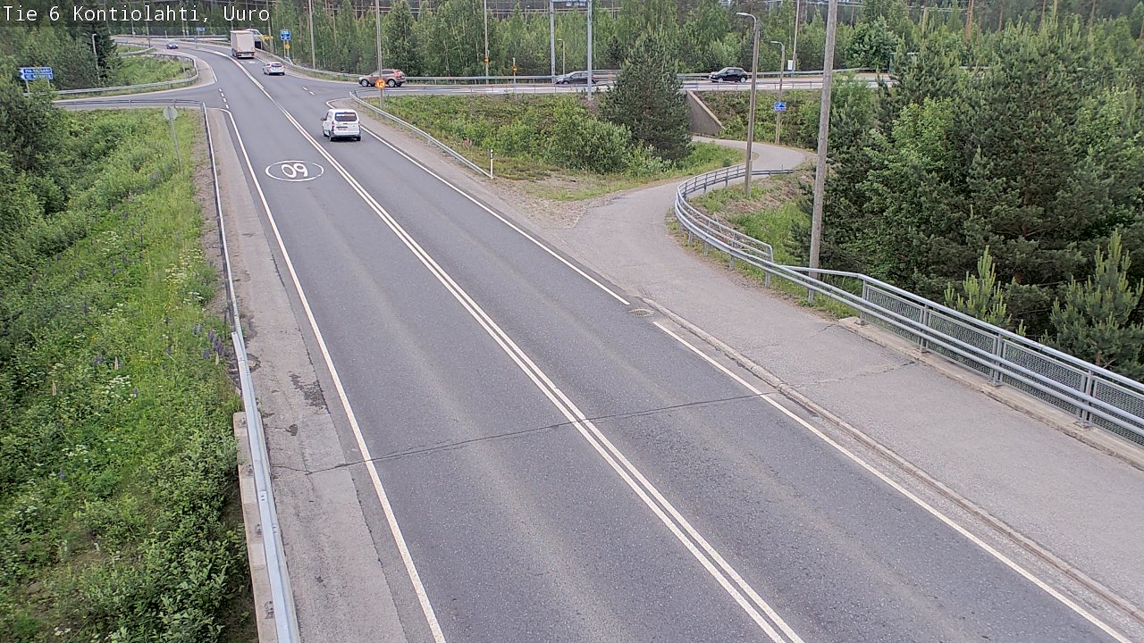 Kelikamerat Kuva Tie 6 Kontiolahti, Uuro, Kontiolahti, Pohjois-Karjala