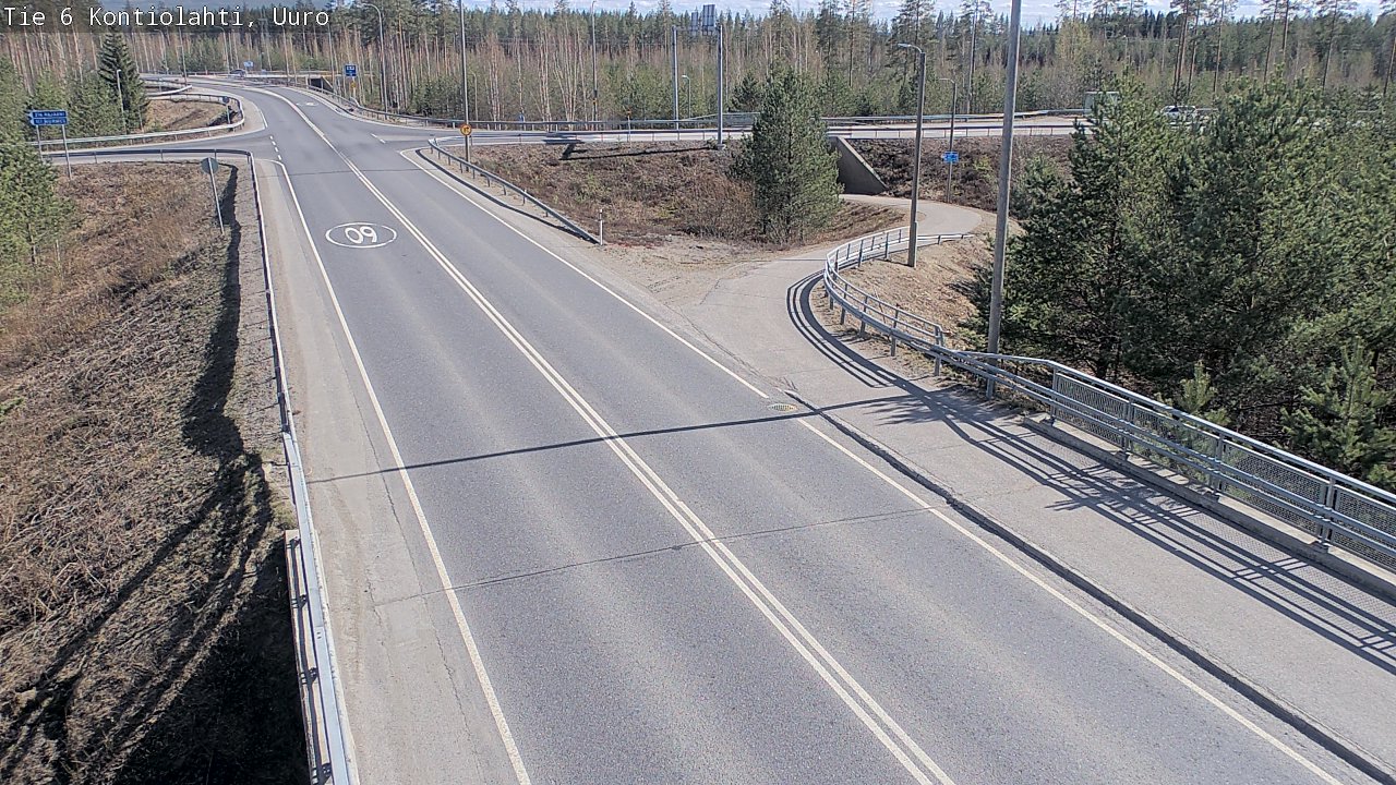Kelikamerat Kuva Tie 6 Kontiolahti, Uuro, Kontiolahti, Pohjois-Karjala
