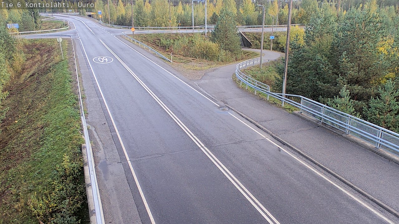Weather Camera Image Road 6 Kontiolahti, Uuro, Kontiolahti, Pohjois-Karjala