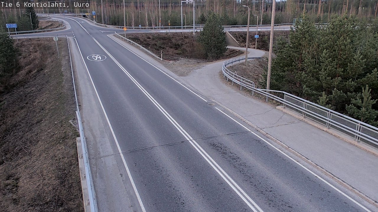 Kelikamerat Kuva Tie 6 Kontiolahti, Uuro, Kontiolahti, Pohjois-Karjala