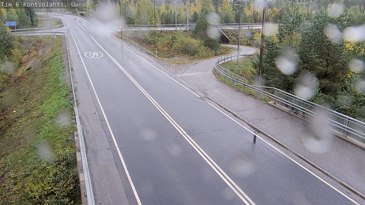 Weather Camera Image Road 6 Kontiolahti, Uuro, Kontiolahti, Pohjois-Karjala