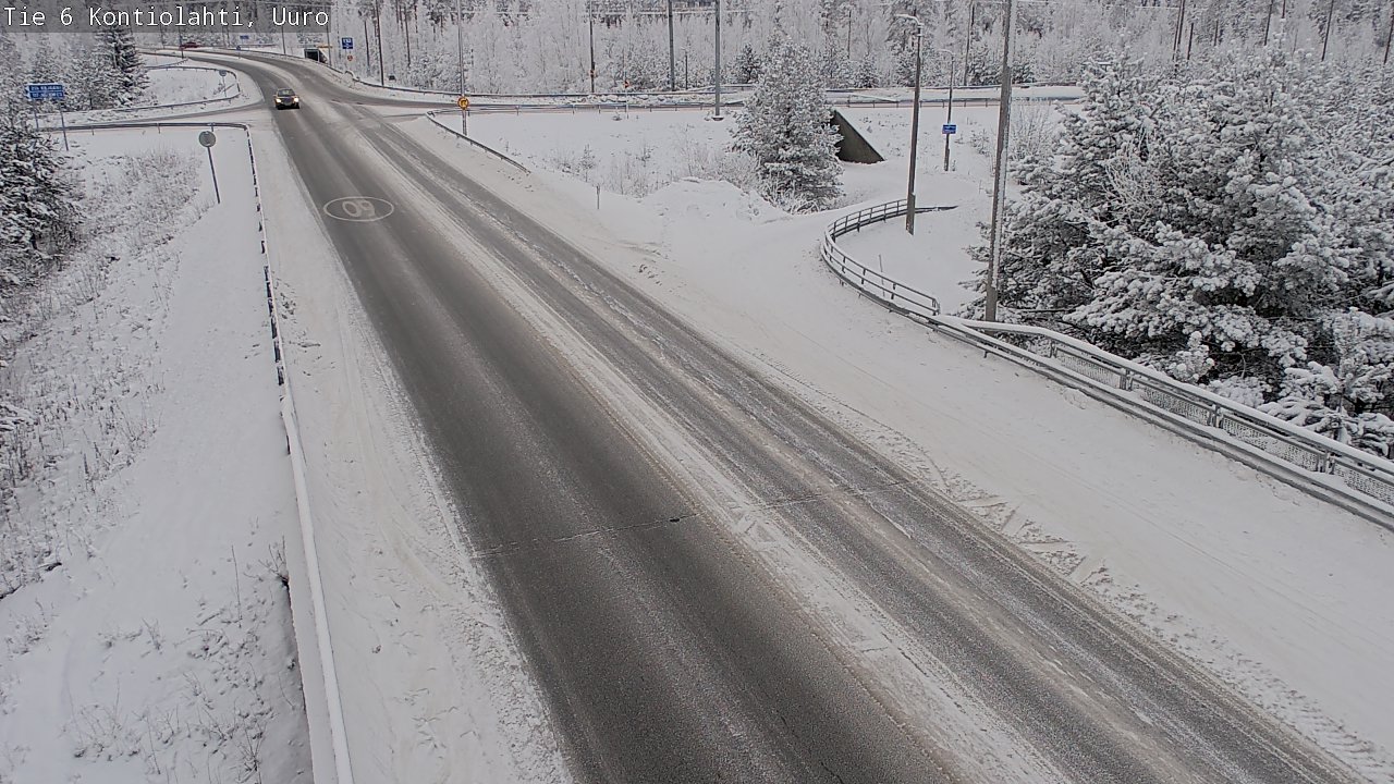 Weather Camera Image Väg 6 Kontiolax, Uuro, Kontiolahti, Pohjois-Karjala