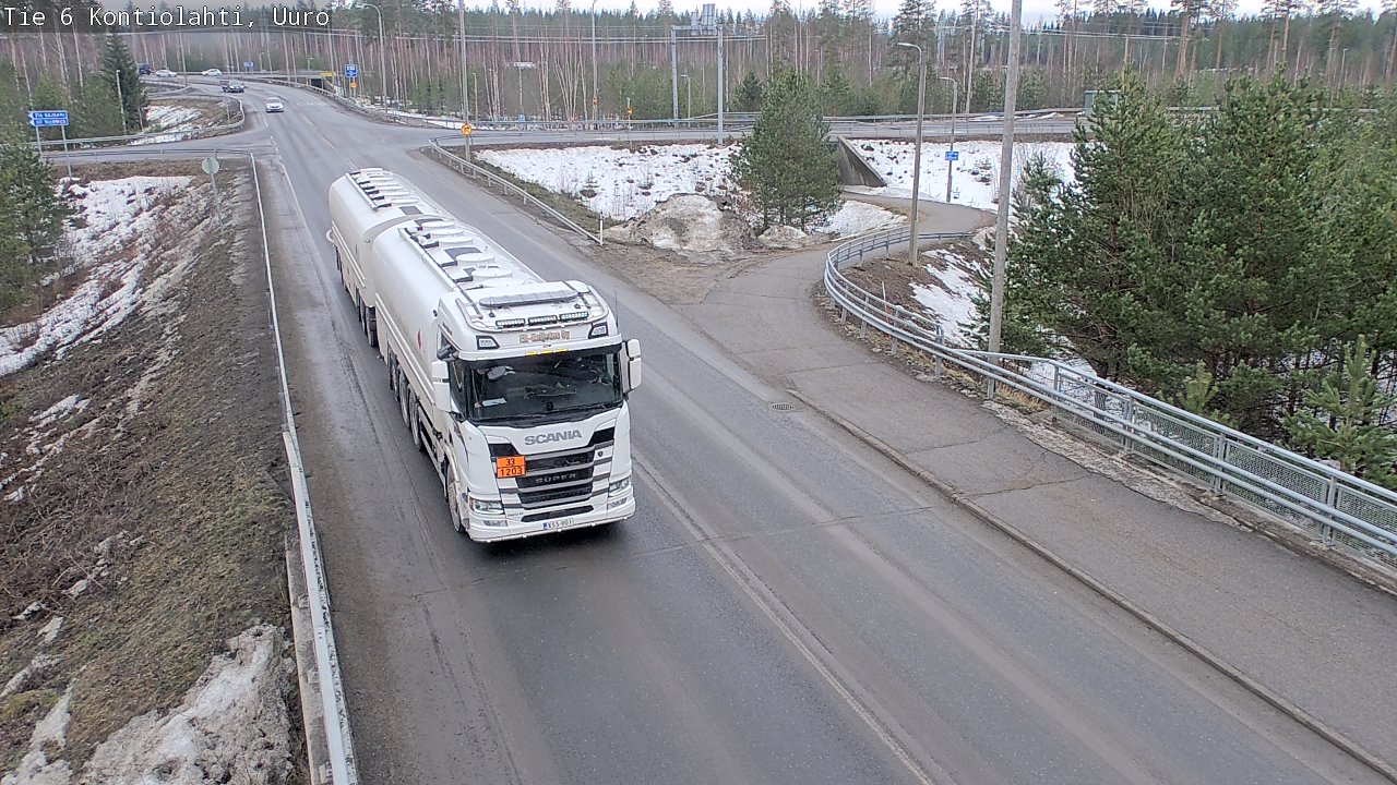 Weather Camera Image Väg 6 Kontiolax, Uuro, Kontiolahti, Pohjois-Karjala