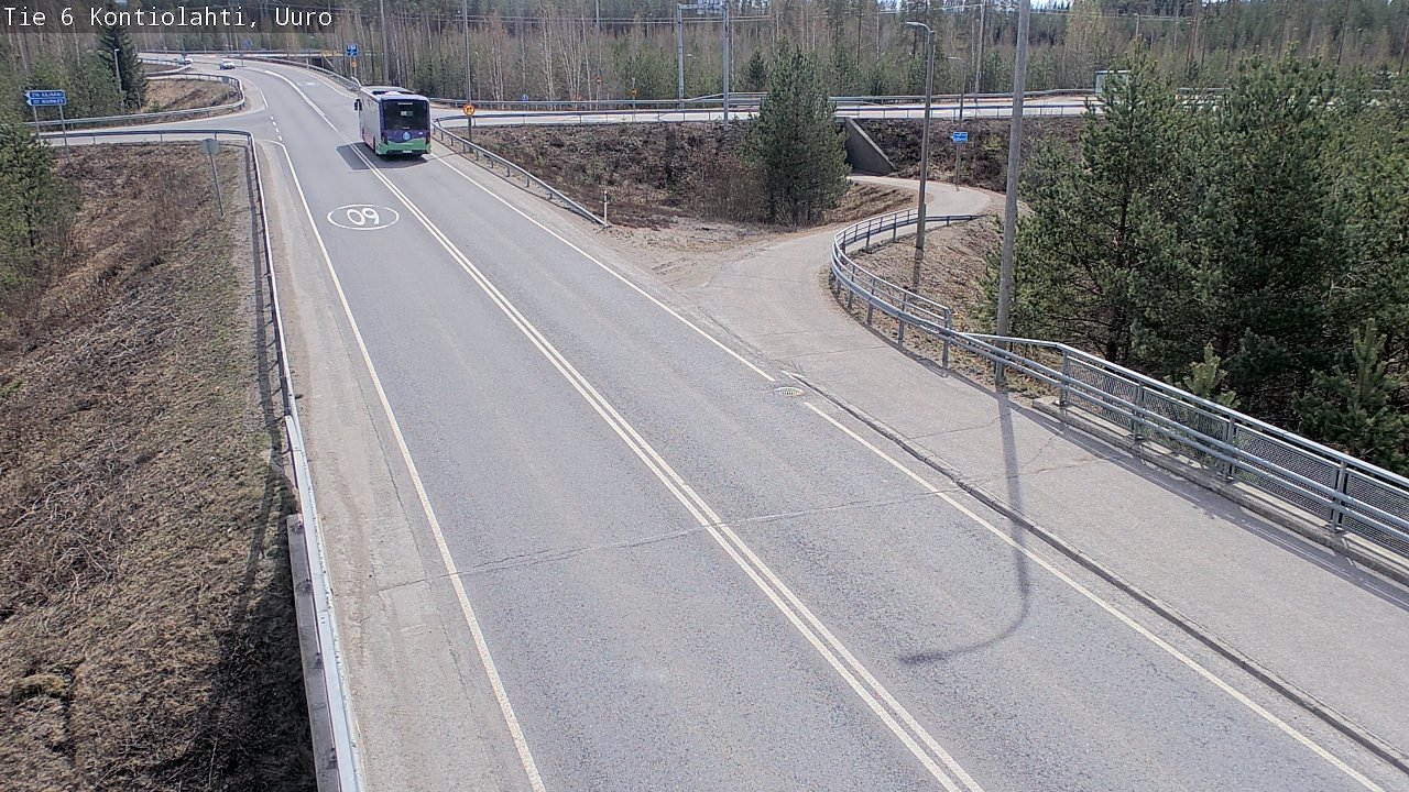 Kelikamerat Kuva Tie 6 Kontiolahti, Uuro, Kontiolahti, Pohjois-Karjala