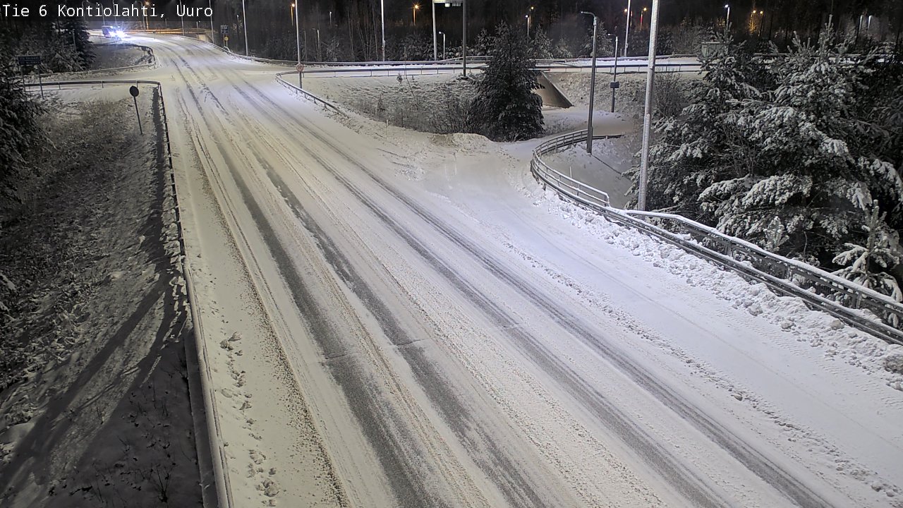 Weather Camera Image Väg 6 Kontiolax, Uuro, Kontiolahti, Pohjois-Karjala