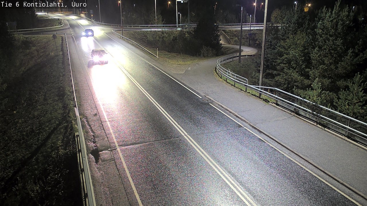Weather Camera Image Road 6 Kontiolahti, Uuro, Kontiolahti, Pohjois-Karjala