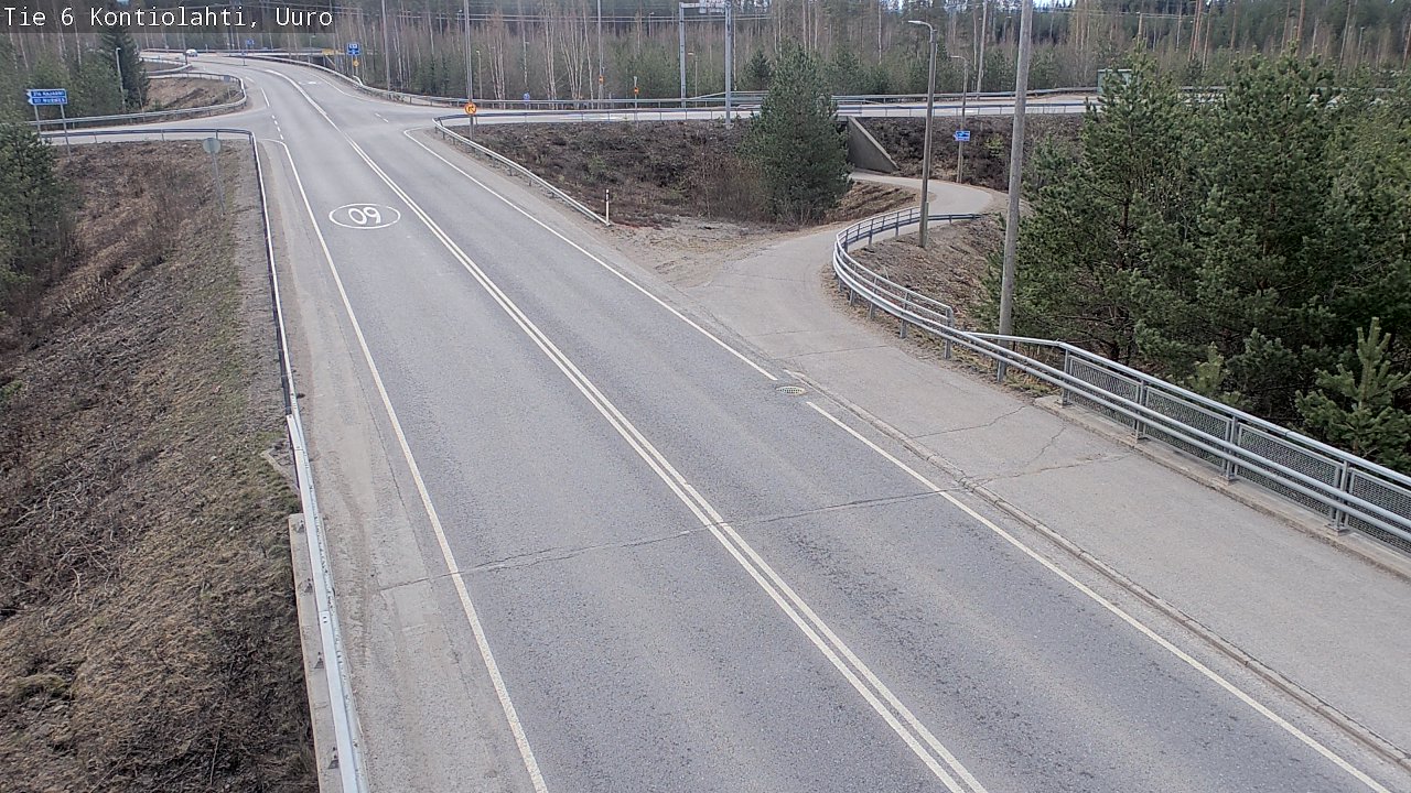 Kelikamerat Kuva Tie 6 Kontiolahti, Uuro, Kontiolahti, Pohjois-Karjala