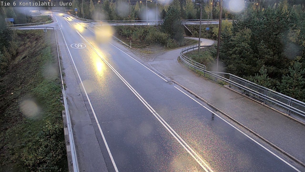 Weather Camera Image Road 6 Kontiolahti, Uuro, Kontiolahti, Pohjois-Karjala