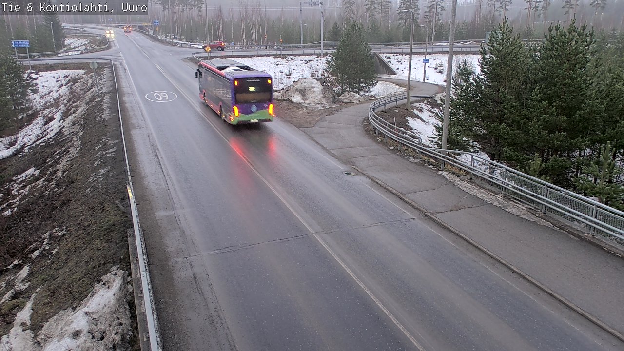 Kelikamerat Kuva Tie 6 Kontiolahti, Uuro, Kontiolahti, Pohjois-Karjala