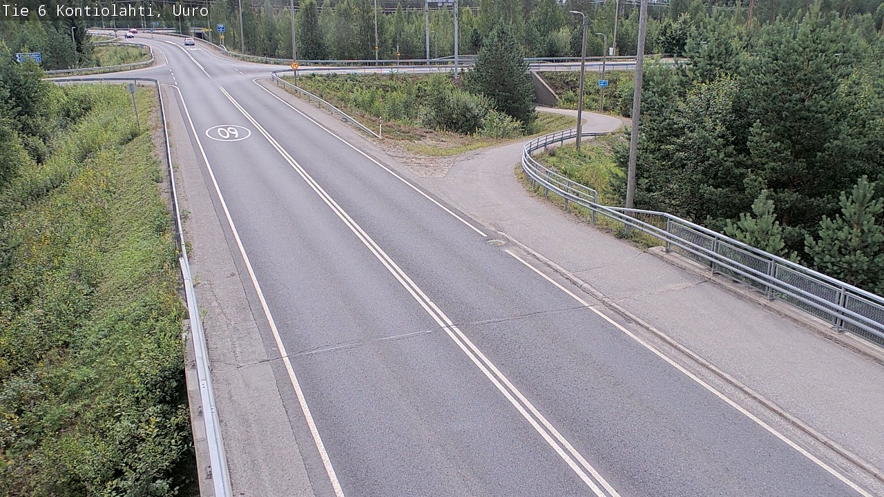 Weather Camera Image Road 6 Kontiolahti, Uuro, Kontiolahti, Pohjois-Karjala