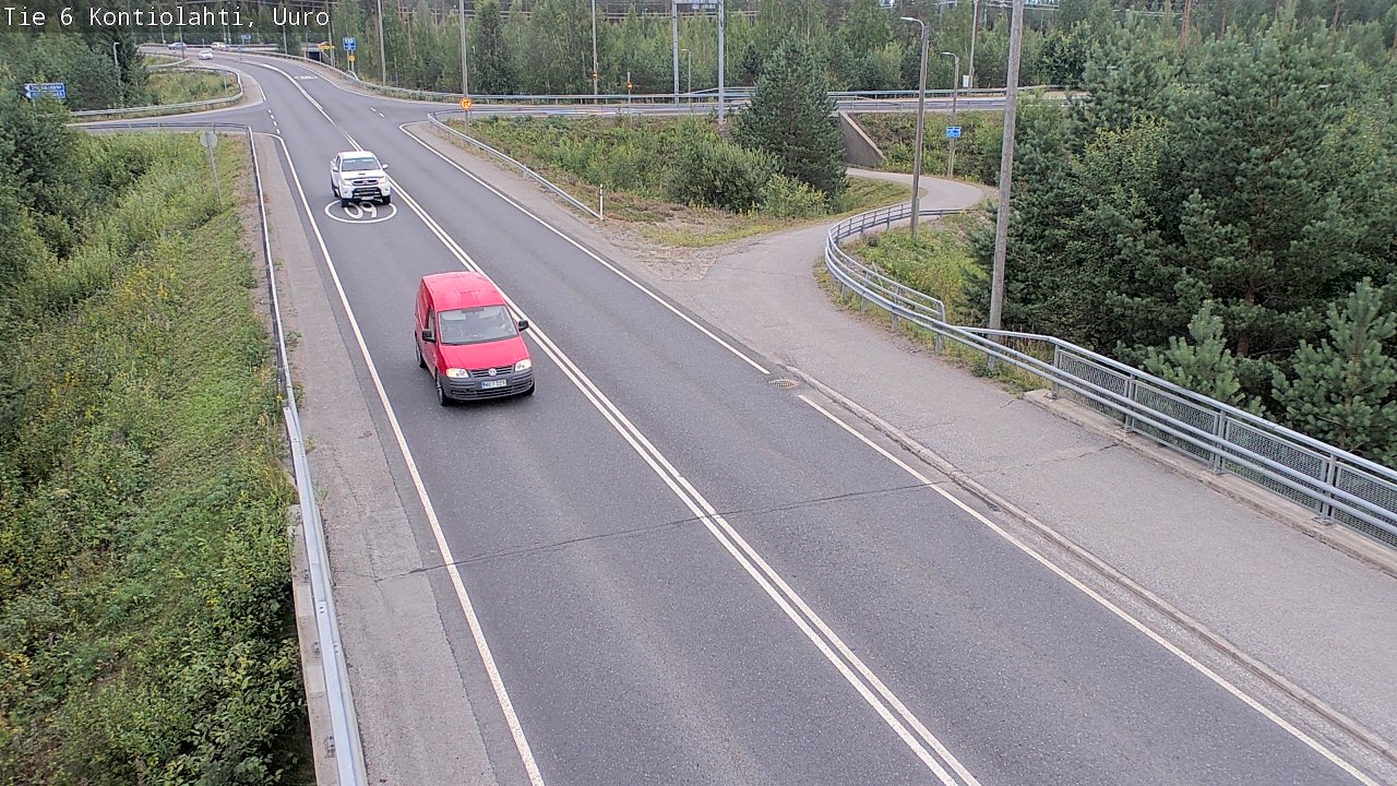 Weather Camera Image Road 6 Kontiolahti, Uuro, Kontiolahti, Pohjois-Karjala