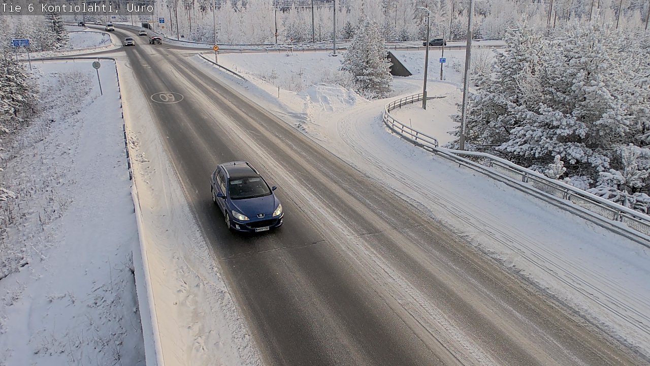 Weather Camera Image Road 6 Kontiolahti, Uuro, Kontiolahti, Pohjois-Karjala