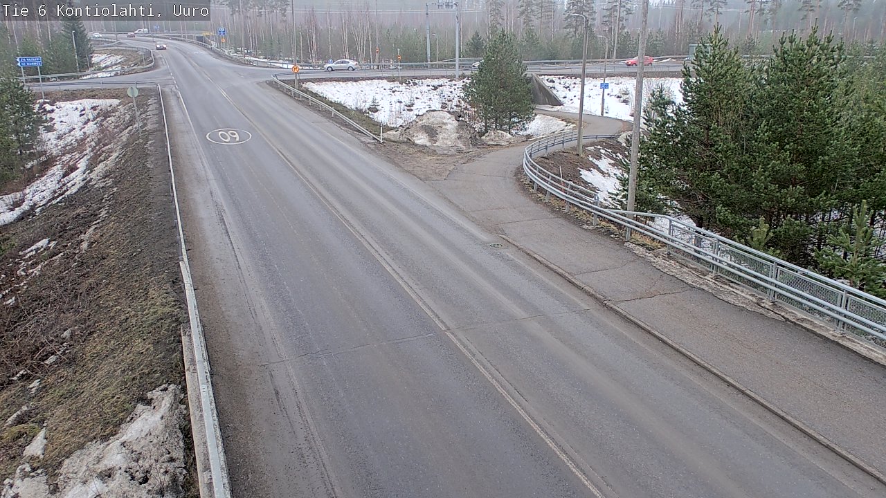 Weather Camera Image Väg 6 Kontiolax, Uuro, Kontiolahti, Pohjois-Karjala